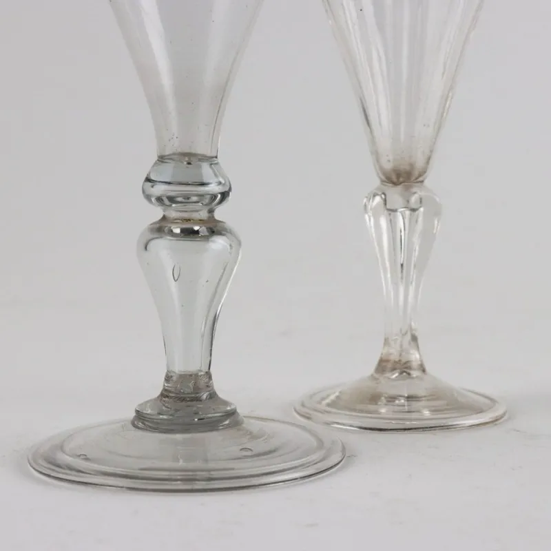 Sale Pamono Murano Glass Glasses, Italy, 18th Century, Set of 6