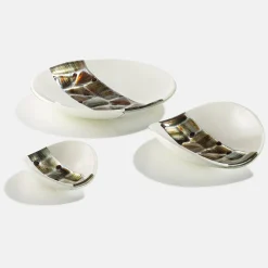 Best Pamono Murano Glass Ivory Pope Plates by Stefano Birello for VeVe, 2019, Set of 3