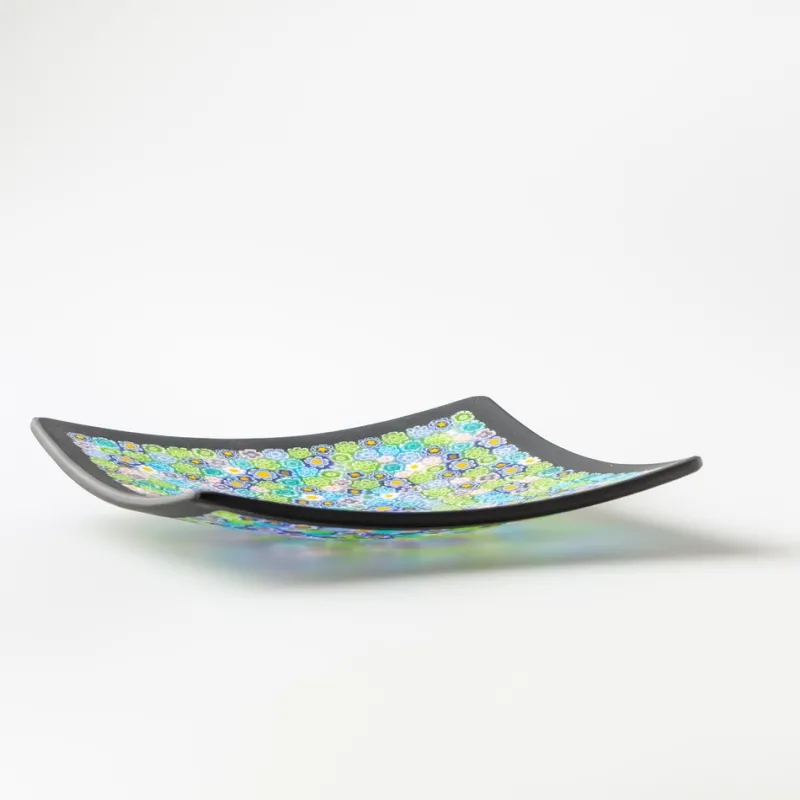 Pamono Murano Glass Millefiori Plate by Ercole Moretti> Tabletop