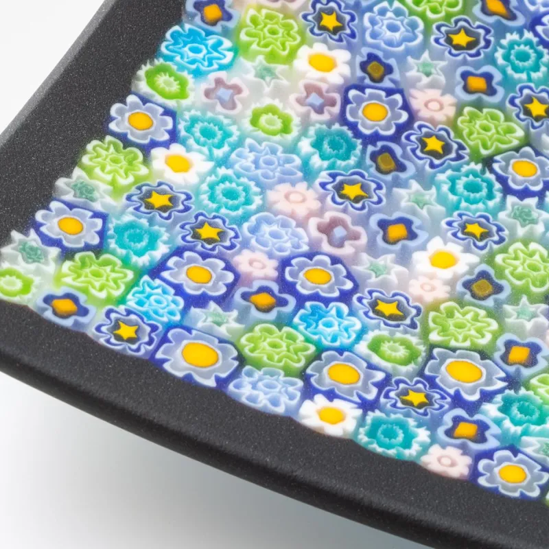 Pamono Murano Glass Millefiori Plate by Ercole Moretti> Tabletop