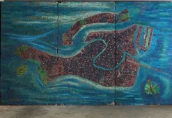Pamono Murano Glass Mosaic of Venice from Salviati & Co., 19th-Century> Architectural Elements