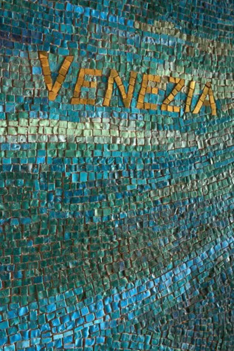 Pamono Murano Glass Mosaic of Venice from Salviati & Co., 19th-Century> Architectural Elements