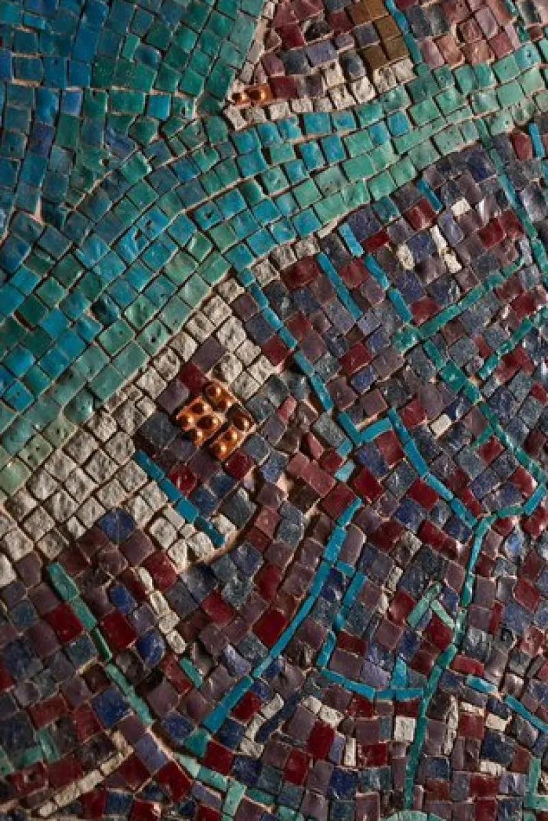 Pamono Murano Glass Mosaic of Venice from Salviati & Co., 19th-Century> Architectural Elements