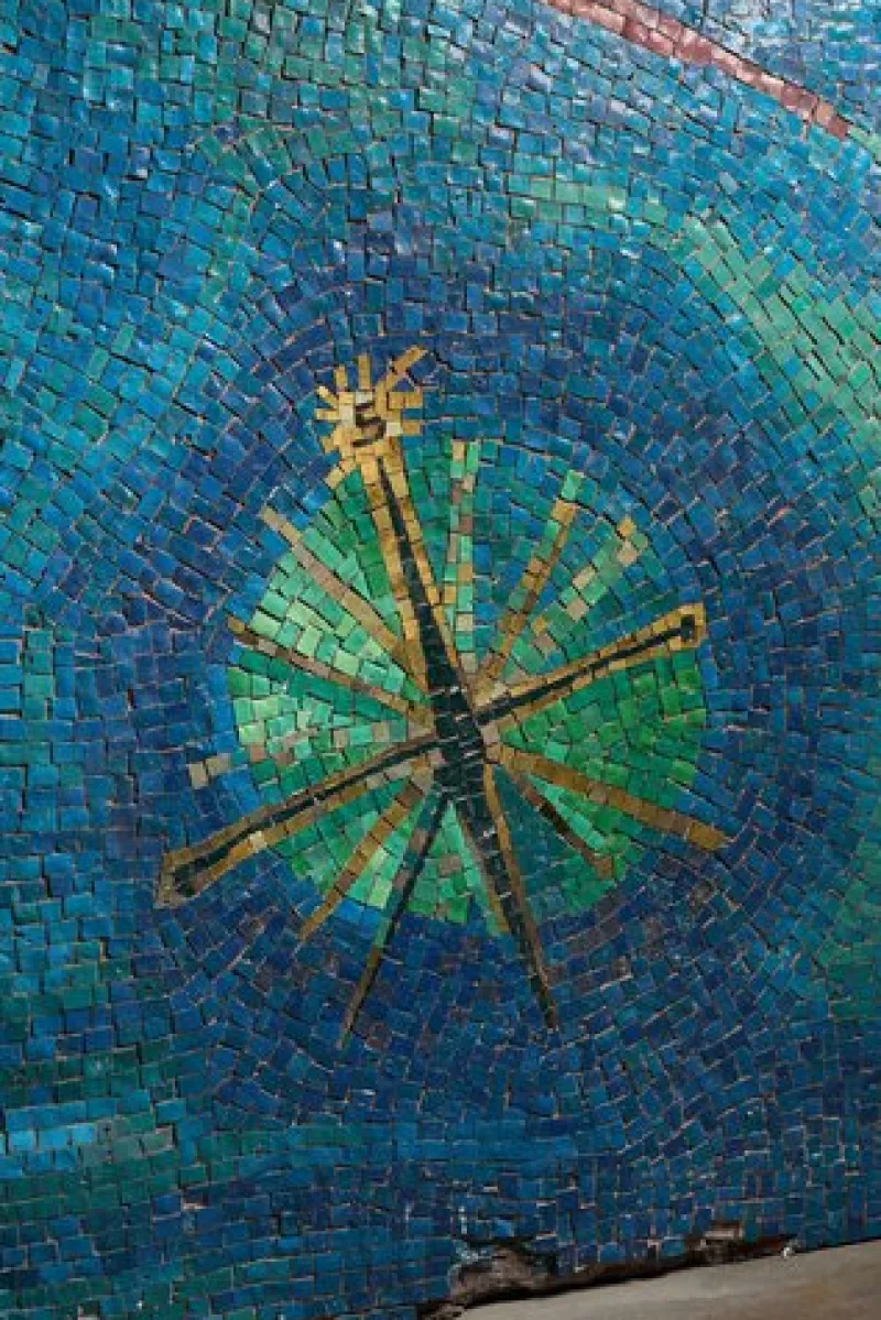 Pamono Murano Glass Mosaic of Venice from Salviati & Co., 19th-Century> Architectural Elements