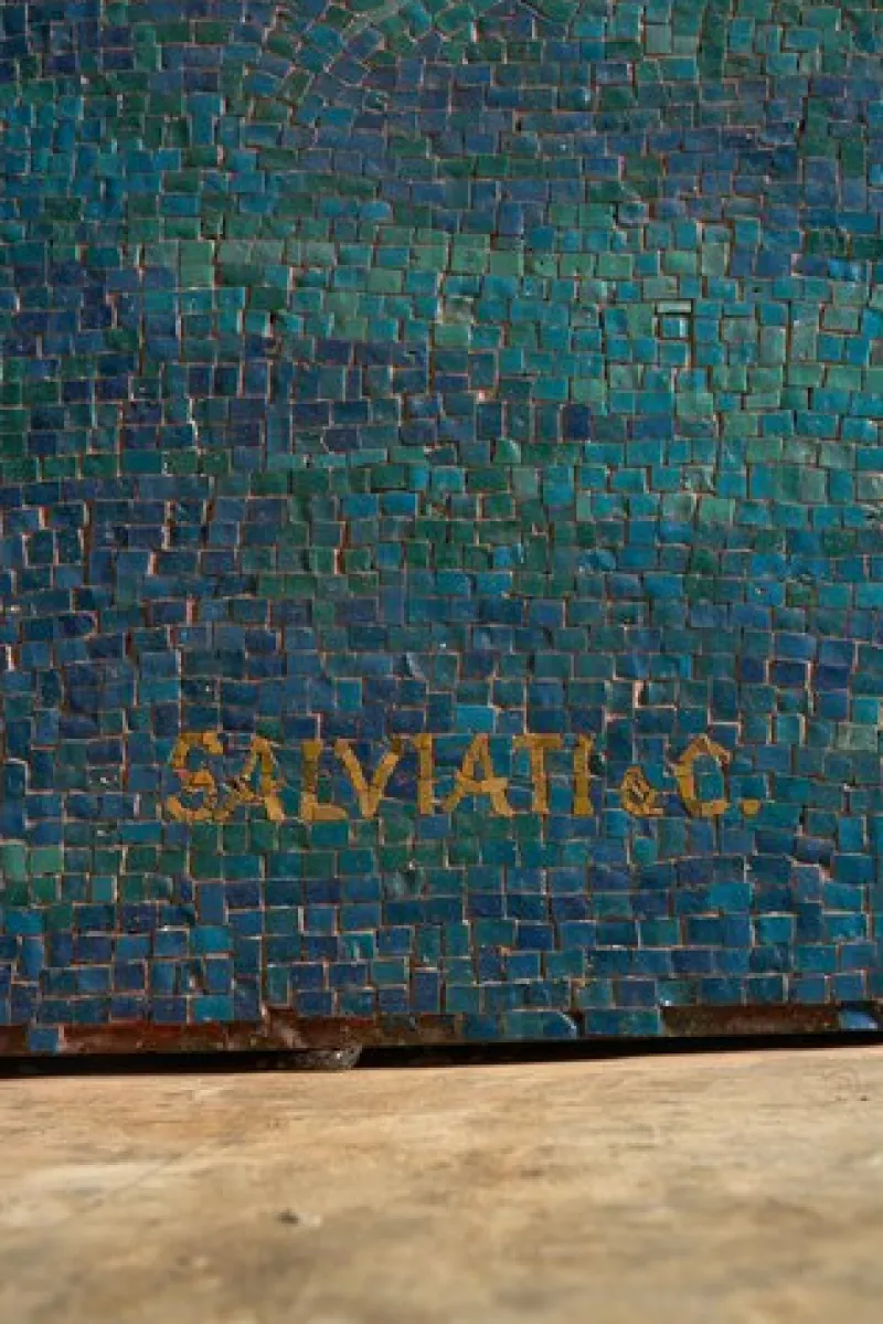 Pamono Murano Glass Mosaic of Venice from Salviati & Co., 19th-Century> Architectural Elements