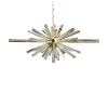 Pamono Murano Glass Oval Sputnik Chandelier by Simoeng> Ceiling Lights