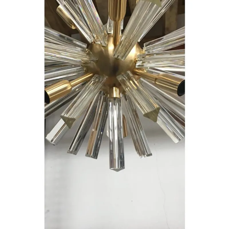 Pamono Murano Glass Oval Sputnik Chandelier by Simoeng> Ceiling Lights
