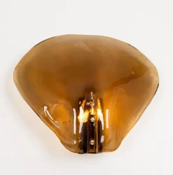Pamono Murano Glass Sconces Wall Lights attributed to Kalmar, Austria, 1970s, Set of 2><noscript><img width=