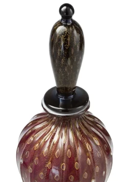 Pamono Murano Glass Sculpture Vase with 24 Kt Gold by 1295 Murano><noscript><img width=