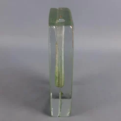 Pamono Murano Glass Single Flower Aquarium Vase by Barbini, 1960s><noscript><img width=