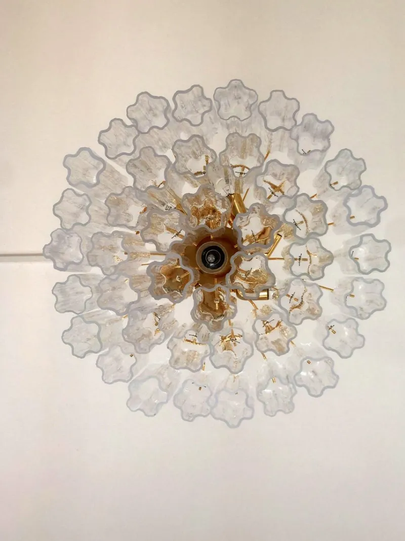 Pamono Murano Glass Sputnik Chandelier from Simoeng> Ceiling Lights