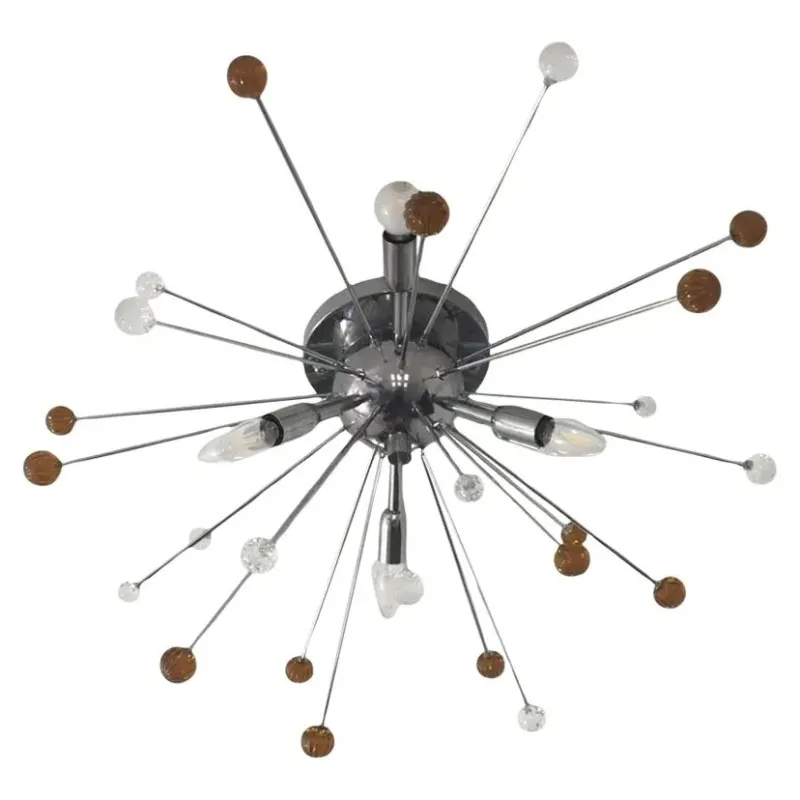 Pamono Murano Glass Sputnik Flush Mount by Simoeng> Ceiling Lights