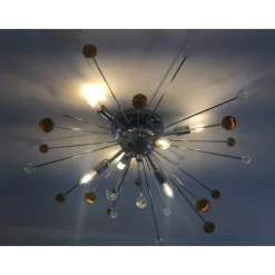 Pamono Murano Glass Sputnik Flush Mount by Simoeng><noscript><img width=