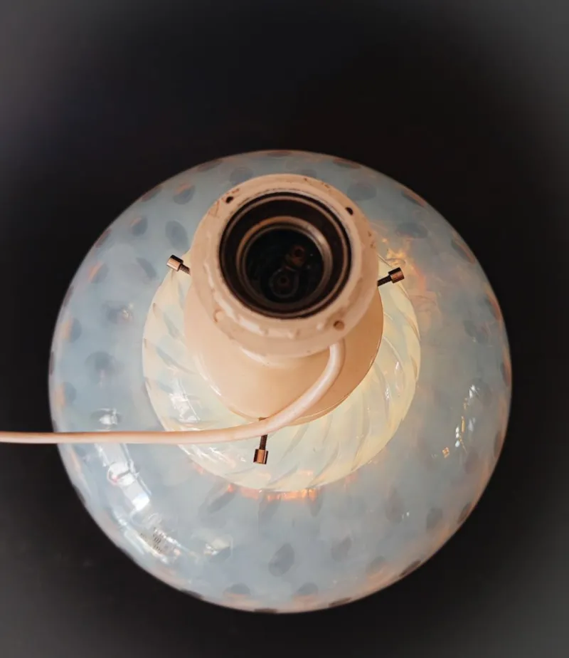 Pamono Murano Glass Table Lamp by Gambaro and Tagliapietra, 1970s