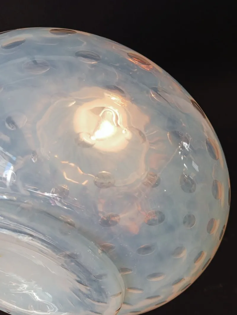 Pamono Murano Glass Table Lamp by Gambaro and Tagliapietra, 1970s