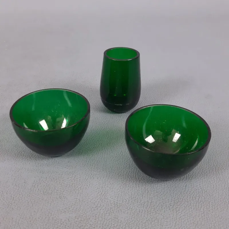 Pamono Murano Glass Table Set by Nason Moretti, 1960s, Set of 2> Dinnerware Accessories