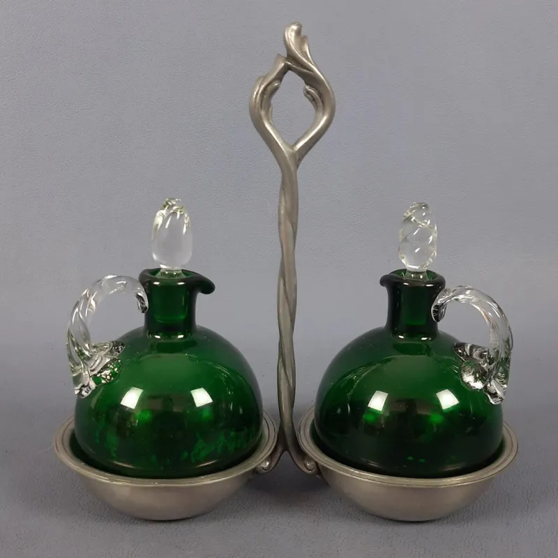 Pamono Murano Glass Table Set by Nason Moretti, 1960s, Set of 2> Dinnerware Accessories