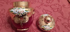 Pamono Murano Glass Tre Fuochi 24 K Gold Coffee Set, 1965, Set of 15><noscript><img width=