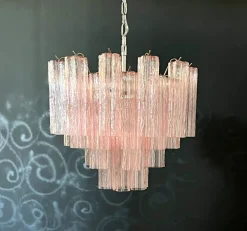 Pamono Murano Glass Tube Chandelier> Ceiling Lights