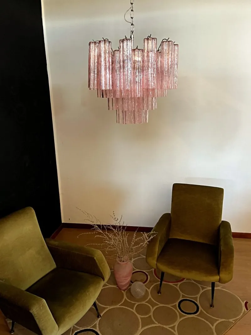 Pamono Murano Glass Tube Chandelier> Ceiling Lights