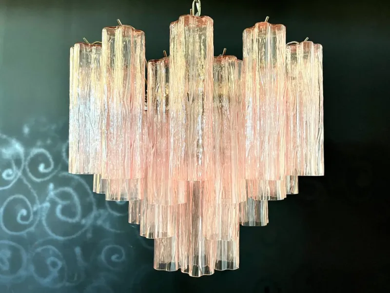 Pamono Murano Glass Tube Chandelier> Ceiling Lights