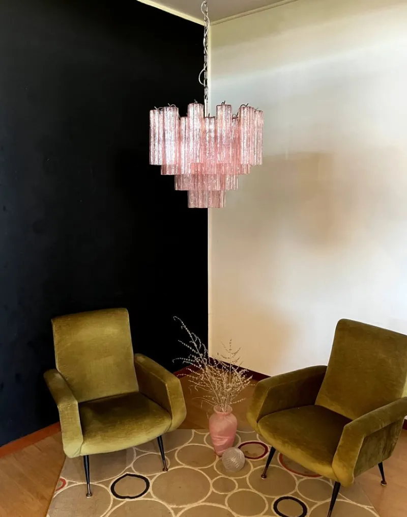 Pamono Murano Glass Tube Chandelier> Ceiling Lights