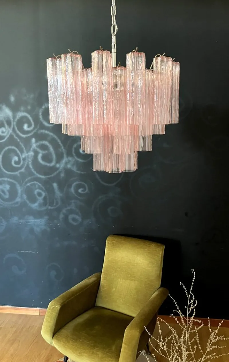 Pamono Murano Glass Tube Chandelier> Ceiling Lights