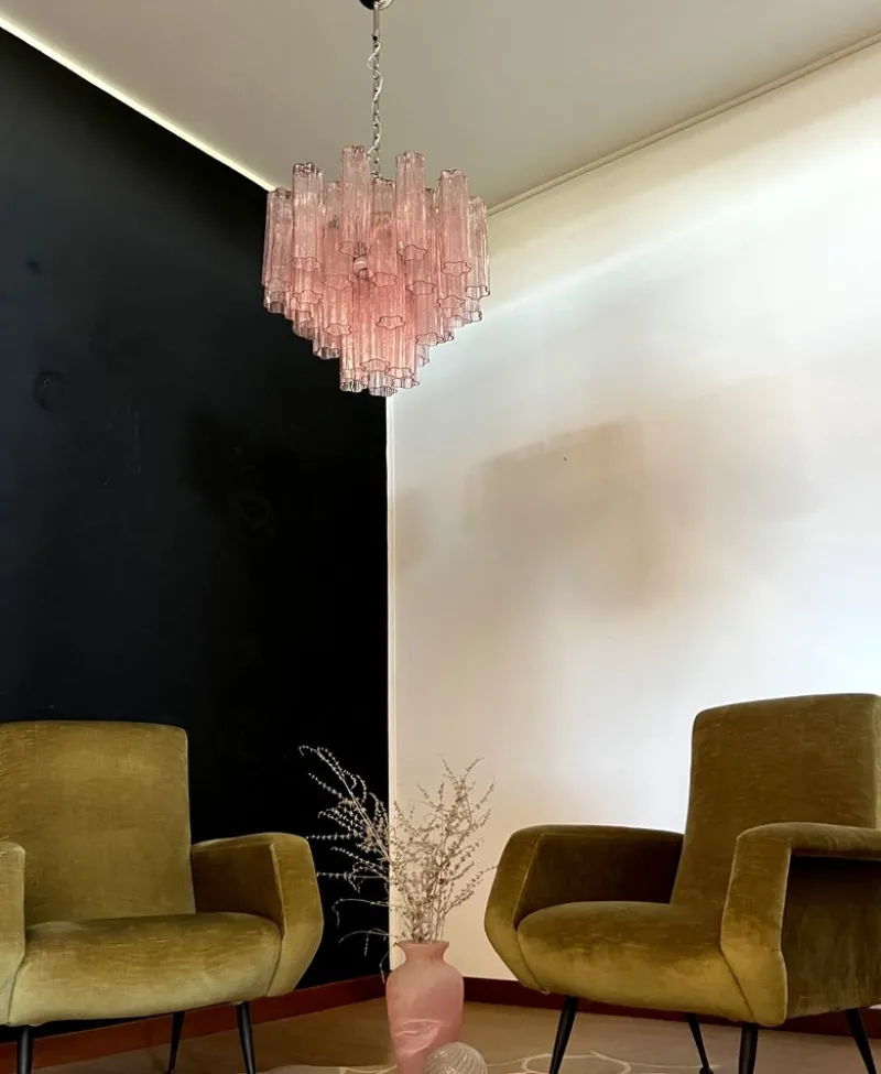 Pamono Murano Glass Tube Chandelier> Ceiling Lights