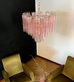 Pamono Murano Glass Tube Chandelier><noscript><img width=