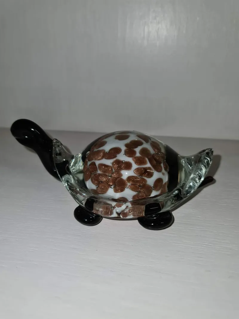 Pamono Murano Glass Turtle, 1960s> Mid-Century