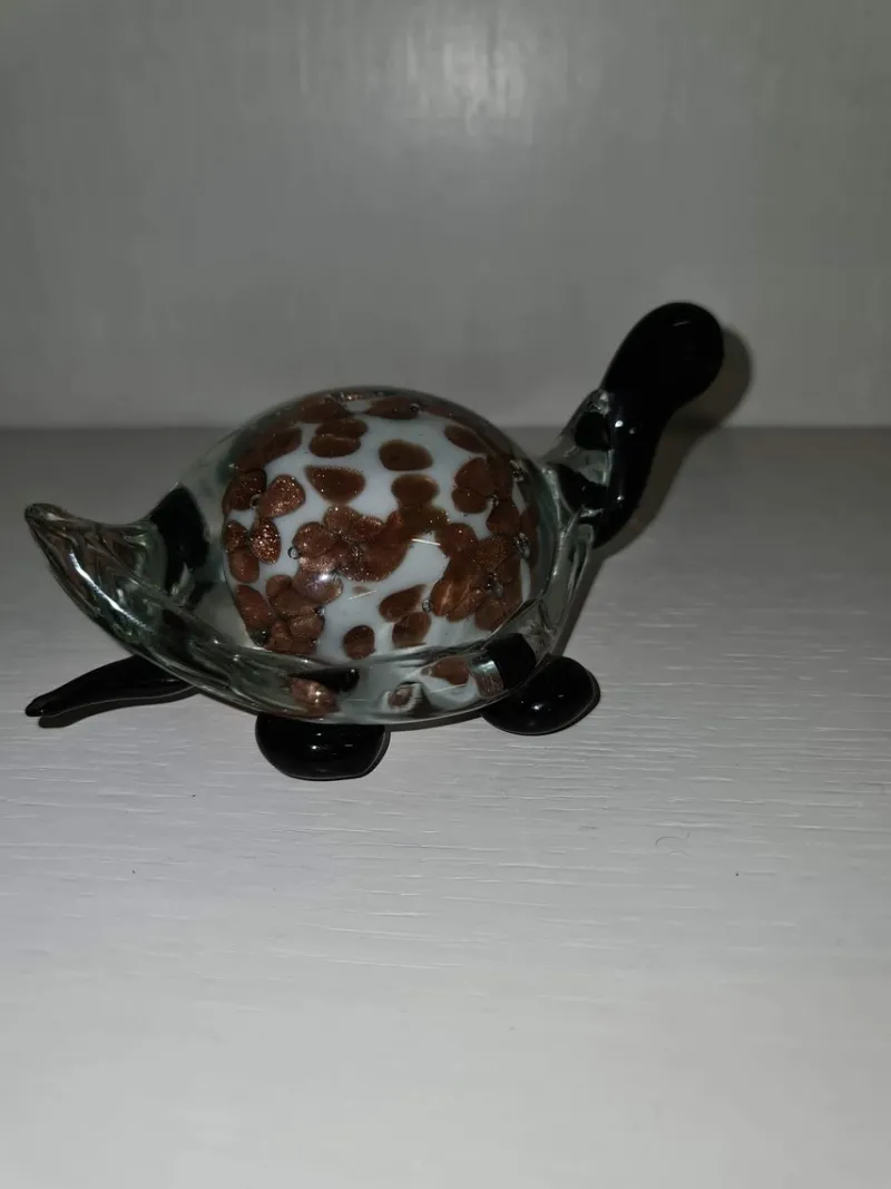Pamono Murano Glass Turtle, 1960s> Mid-Century