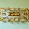 Discount Pamono Murano Glass Type Rectangular Flush Mount, 1960s
