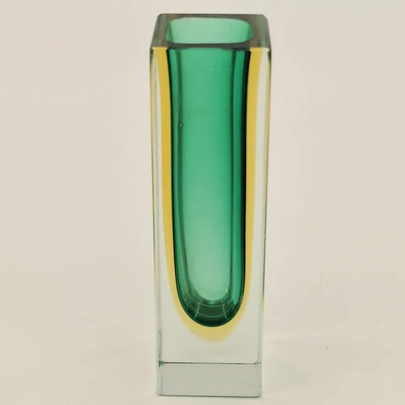 Pamono Murano Glass Vase by Flavio Poli, Italy, 1950s