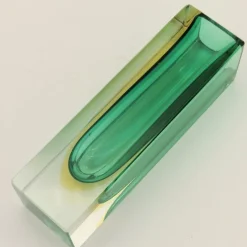 Pamono Murano Glass Vase by Flavio Poli, Italy, 1950s