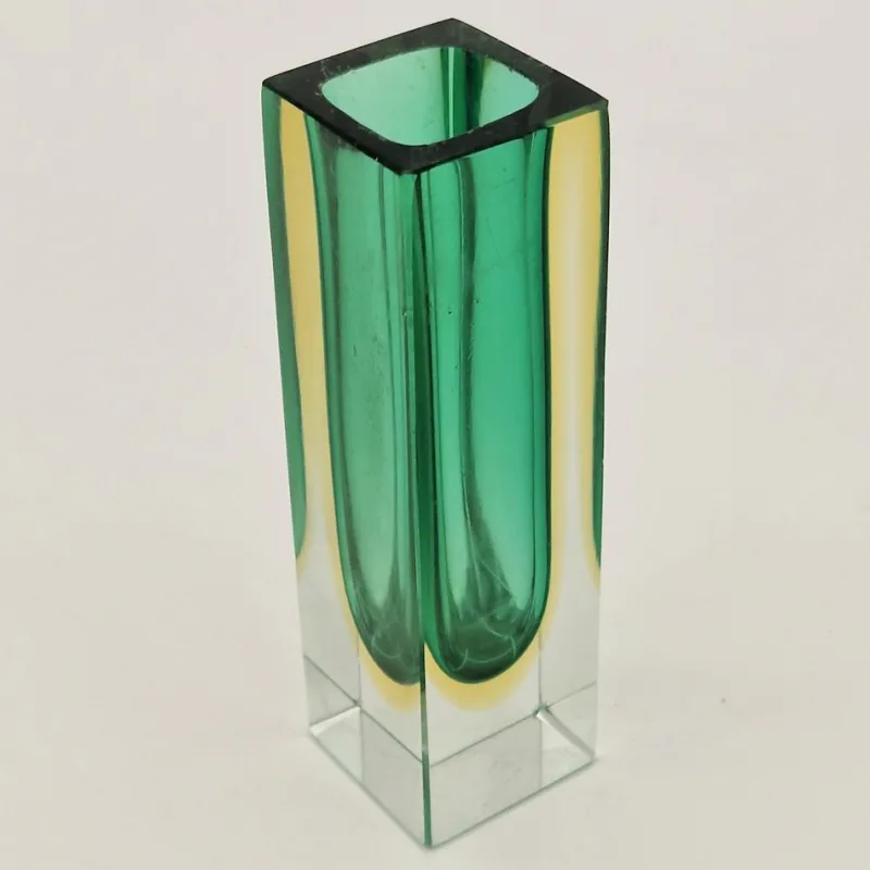 Pamono Murano Glass Vase by Flavio Poli, Italy, 1950s