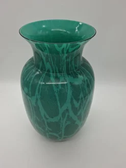 Pamono Murano Glass Vase by Veart, 1980><noscript><img width=