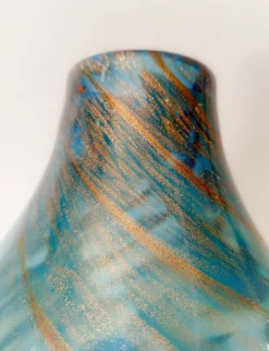 Pamono Murano Glass Vase from Fratelli Toso, 1970s><noscript><img width=