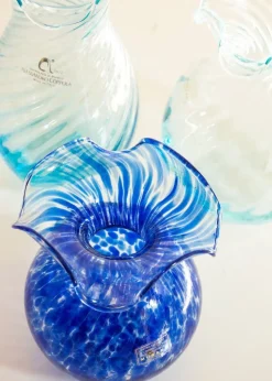 Clearance Pamono Murano Glass Vases by Mariana Iskra for Ribes the Art of Glass, Set of 3