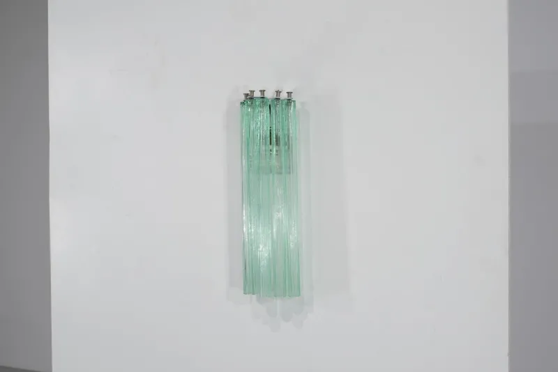 Clearance Pamono Murano Glass Wall Light, Italy, 1960s