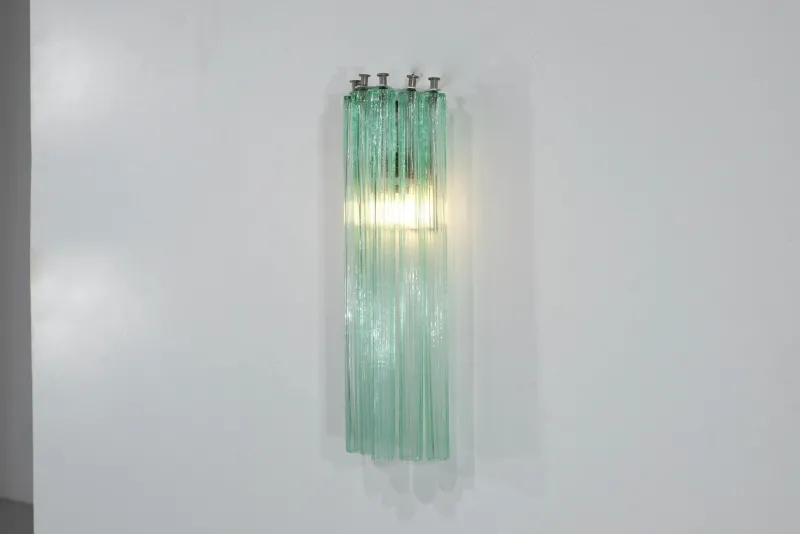 Clearance Pamono Murano Glass Wall Light, Italy, 1960s