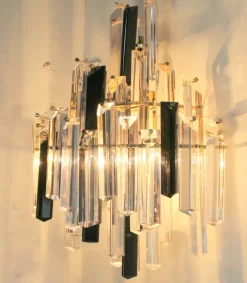 Online Pamono Murano Glass Wall Lights attributed to Paolo Venini, 1970s, Set of 2