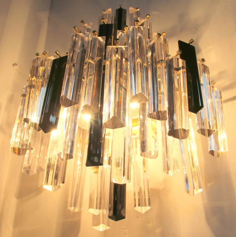 Online Pamono Murano Glass Wall Lights attributed to Paolo Venini, 1970s, Set of 2