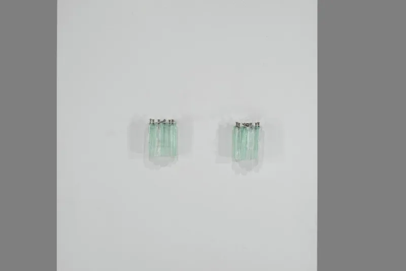 Clearance Pamono Murano Glass Wall Sconces, 1960s, Set of 2