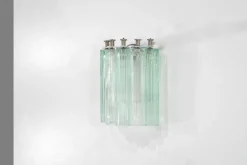Clearance Pamono Murano Glass Wall Sconces, 1960s, Set of 2