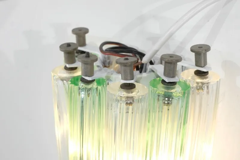 Clearance Pamono Murano Glass Wall Sconces, 1960s, Set of 2
