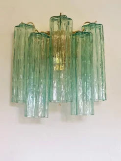 Pamono Murano Glass Wall Sconces from Simoeng, Set of 2