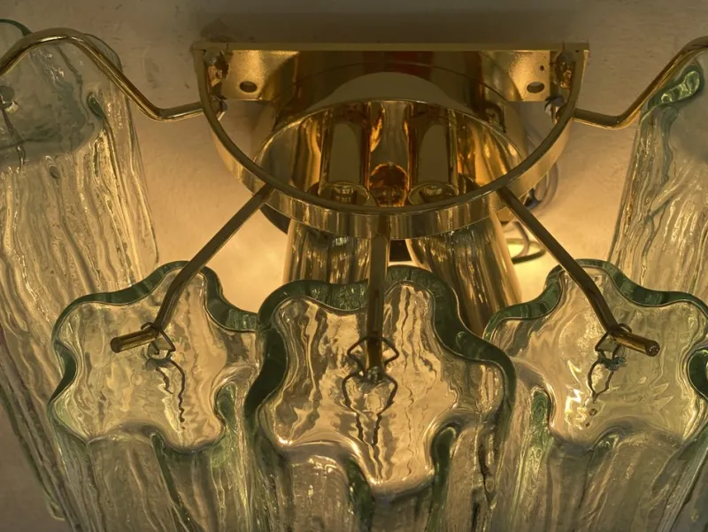 Pamono Murano Glass Wall Sconces from Simoeng, Set of 2