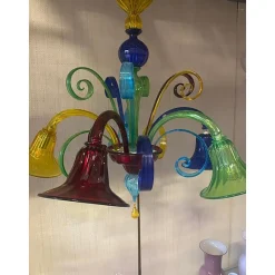 Online Pamono Murano Multicolored Glass Chandelier by Simoeng