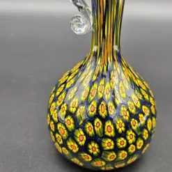 Clearance Pamono Murano Murrine Glass Vase by Fratelli Toso for Made Murano Glass, 1950s