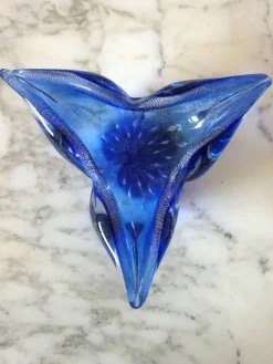 Pamono Murano Sixtyes Glass Pieces, 1960s, Set of 2><noscript><img width=
